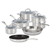 Vista Clad 10-Piece Stainless Steel Cookware Set – ZWILLING