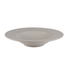 Uno 27 cm marble effect stoneware deep plate - Mesa Ceramics