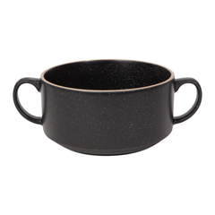 Black Stoneware Bowl with Handles 591 ml – Now Designs