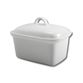 Butter dish with white lid 16.5 cm - BIA