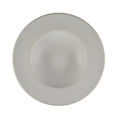 Uno 27 cm marble effect stoneware deep plate - Mesa Ceramics