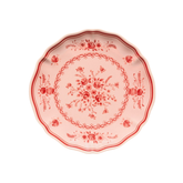Vila pink and red bread plate 17 cm