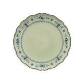Vila Dinner Plate, Olive and Blue, 27cm