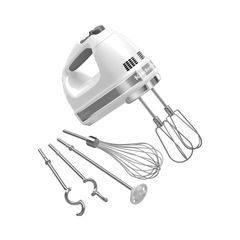 9-Speed White Hand Mixer - KitchenAid
