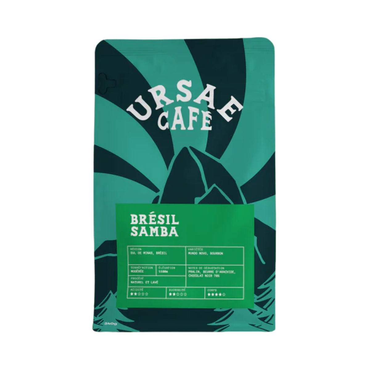 Brazil Samba Whole Bean Coffee 2 lbs - Ursae